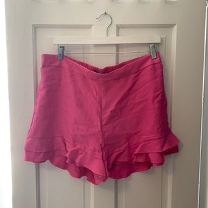 Express High Rise Pink Shorts (L)